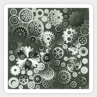 Steel gears Sticker